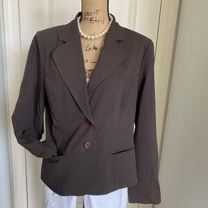 AGB Women's Dark Brown Blazer